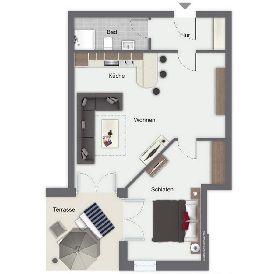 Duenenblick Wohnung 22 ボルテンハーゲン エクステリア 写真